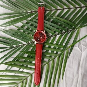 New Red Geneva Platinum Watch